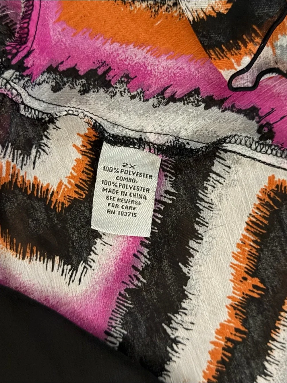 Women’s Top from Signature by Larry Levine Woman - Size 2X - Multicolor